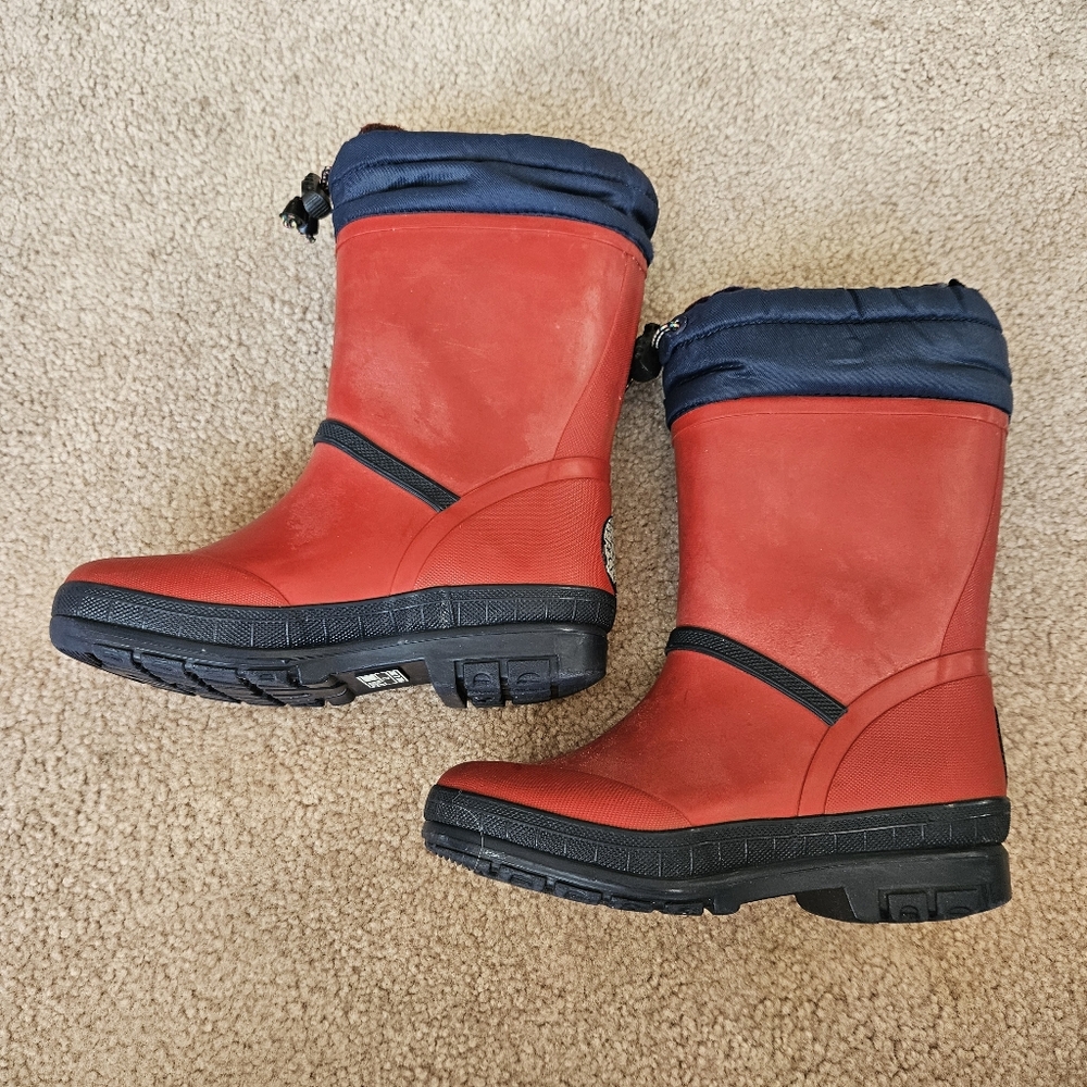 Lands End Vintage Rain/Winter Boot With Fleece Liner, Size 12 - Picture 4 of 8
